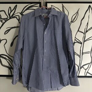 Tommy Bahama Blue Striped Button-Down